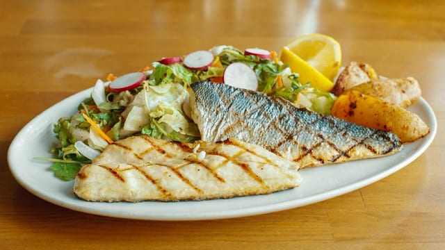 Grilled Branzini.