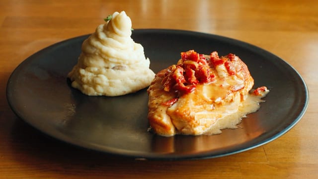 Salmon Scaloppini.