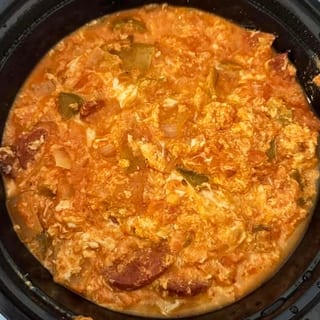 Turkish Scrambled Eggs-Menemen